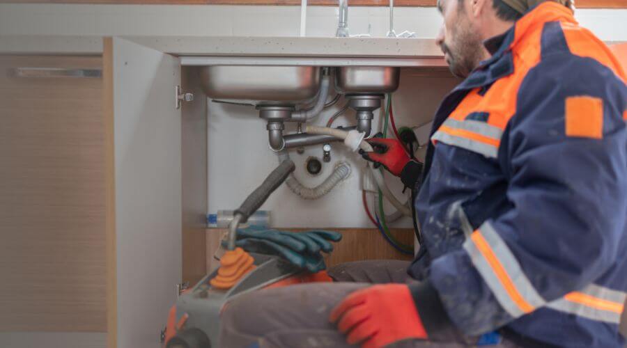 Professional slab leak plumber services in Violet, LA